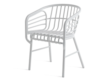 RAPHIA ALLUMINIO - Aluminium chair with armrests by Casamania & Horm - view 2